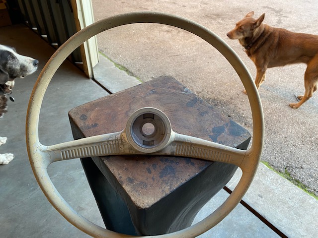 Oval window steering wheel - SOLD