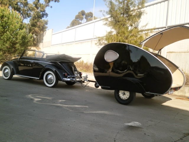 1959 convertible and trailer