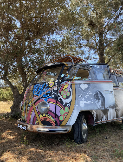 T1 Woodstock bus. cool interiors. NOT FOR SALE